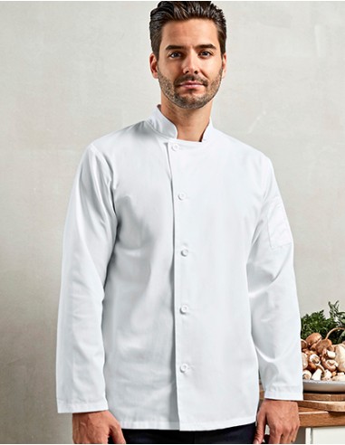 P-PR901-Essential Long Sleeve Chefs Jacket